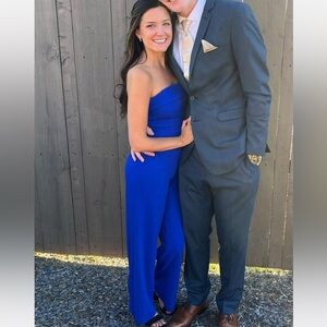 Size xs blue jumpsuit